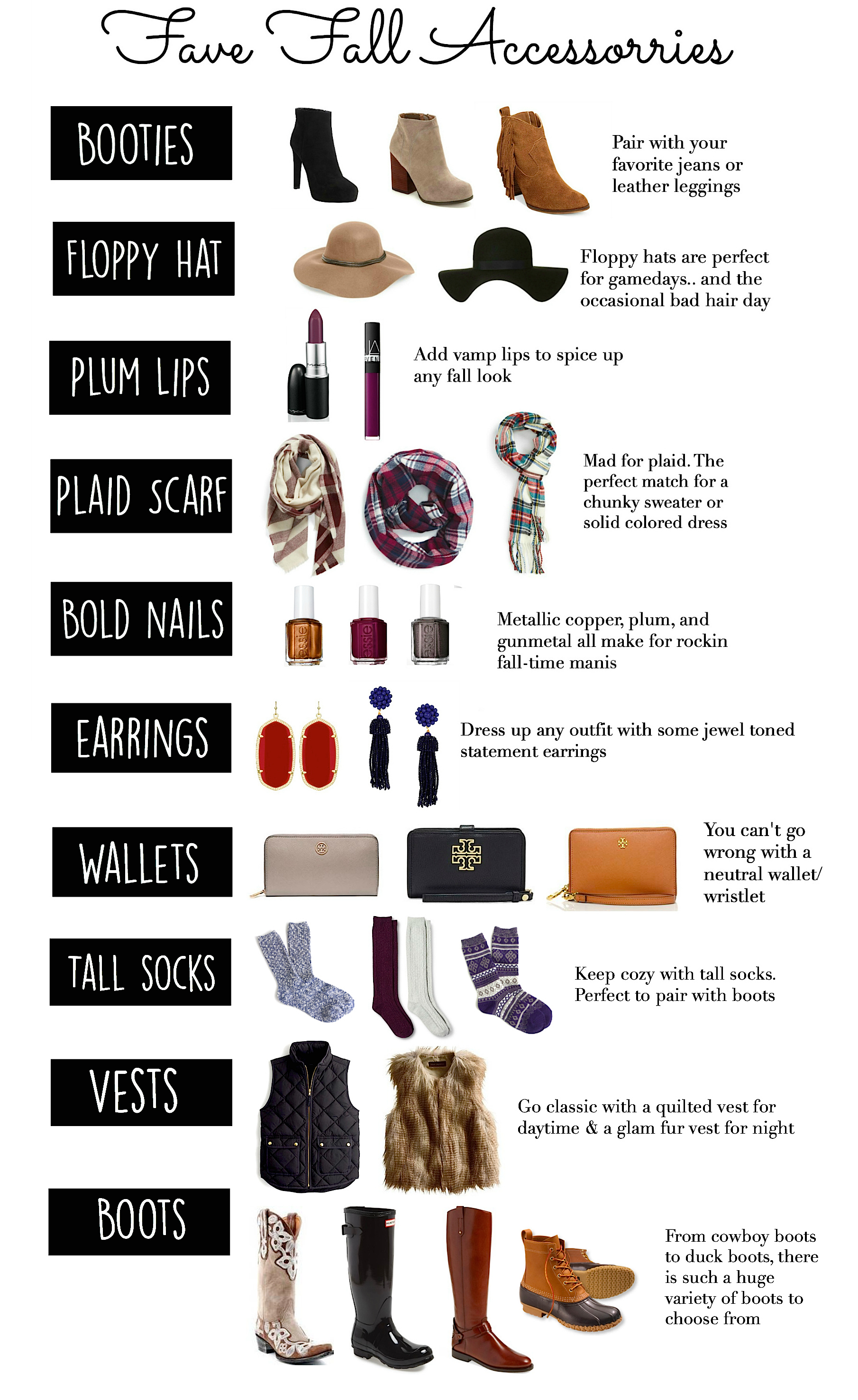 My Top 10 Fall Accessories Mackenzie Kendall